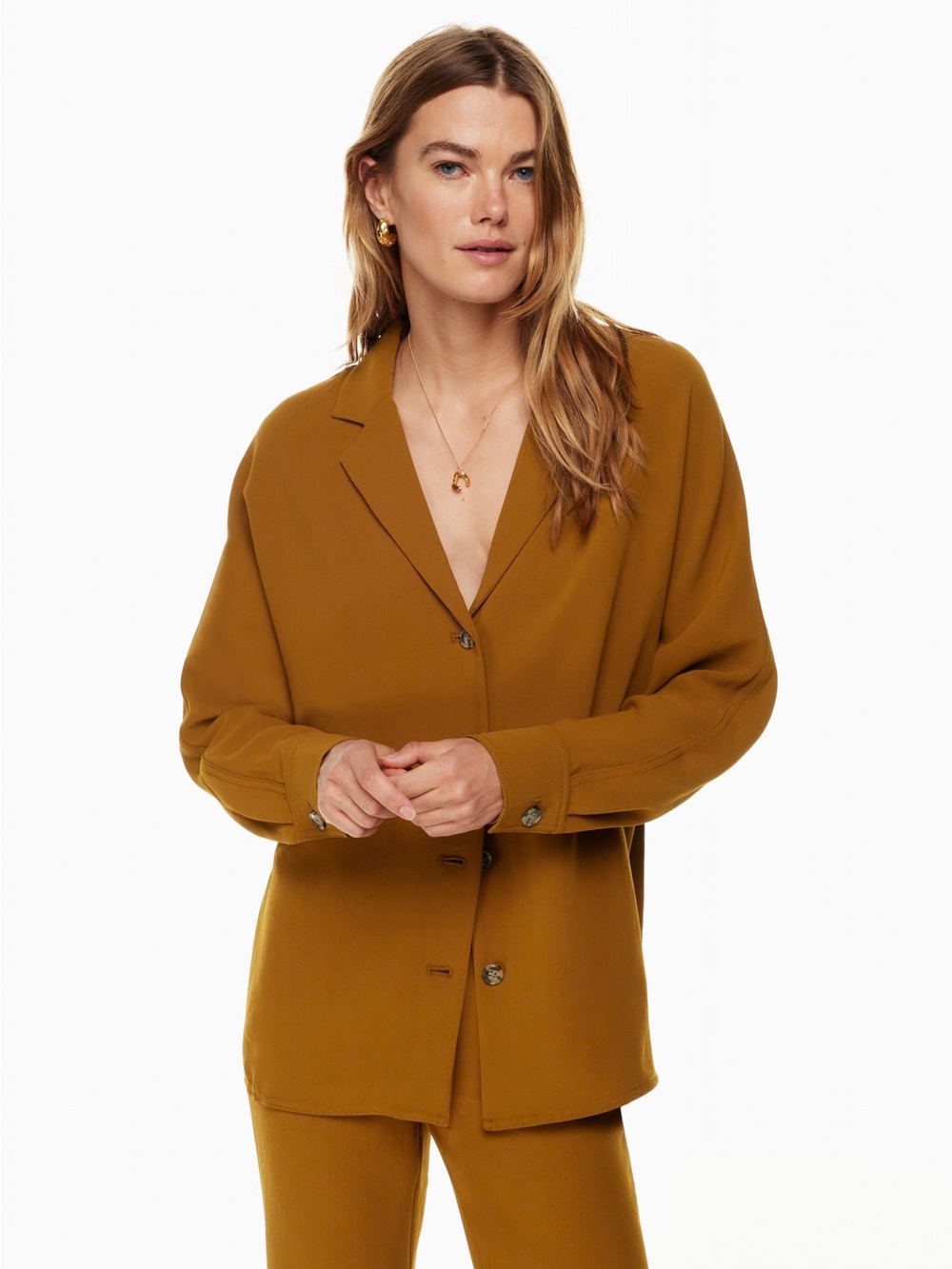 Wilfred Freeform Shirt in Rich Chestnut